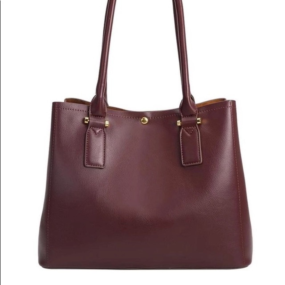Burgundy Deep Red Shoulder Bag / Satchel